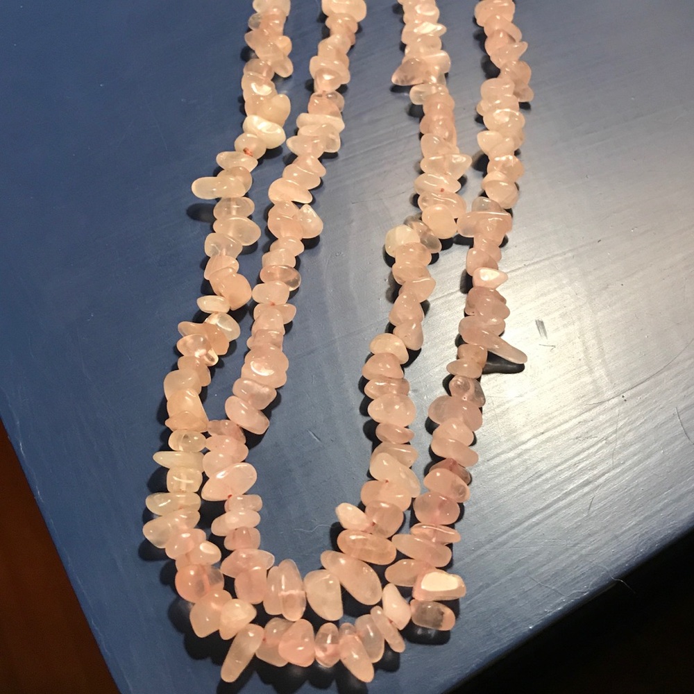 Rose Quartz 35” Single Strand